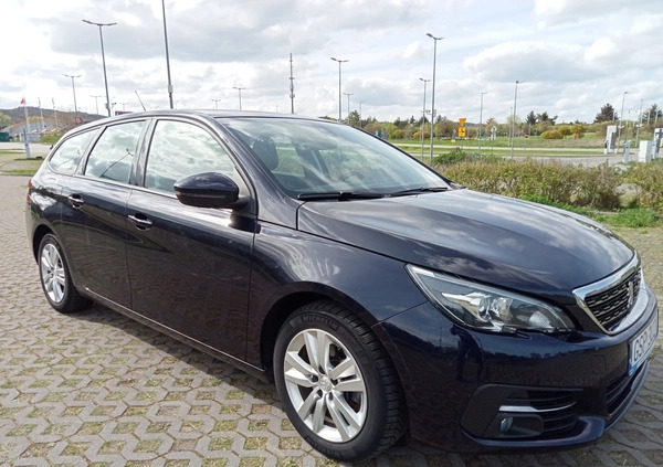 Peugeot 308 cena 51900 przebieg: 83700, rok produkcji 2019 z Sopot małe 379